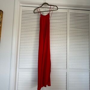 Vintage 100% Silk Eve Stillman Red Nightgown - Womens Small